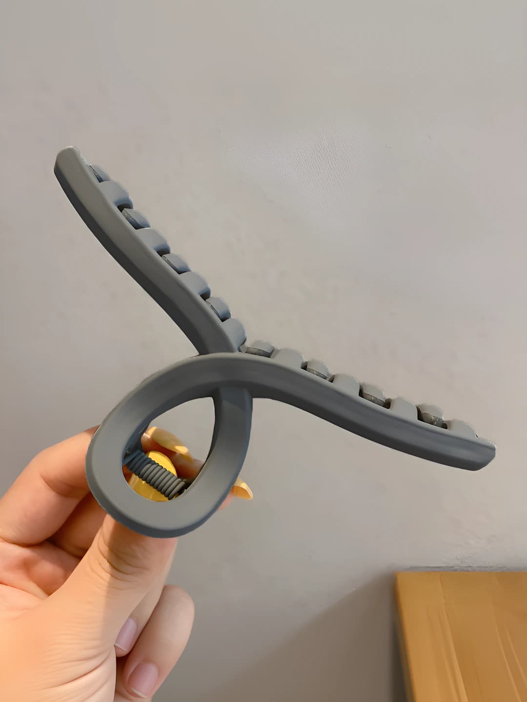 12# Grey-blue Y-shaped clip 11cm