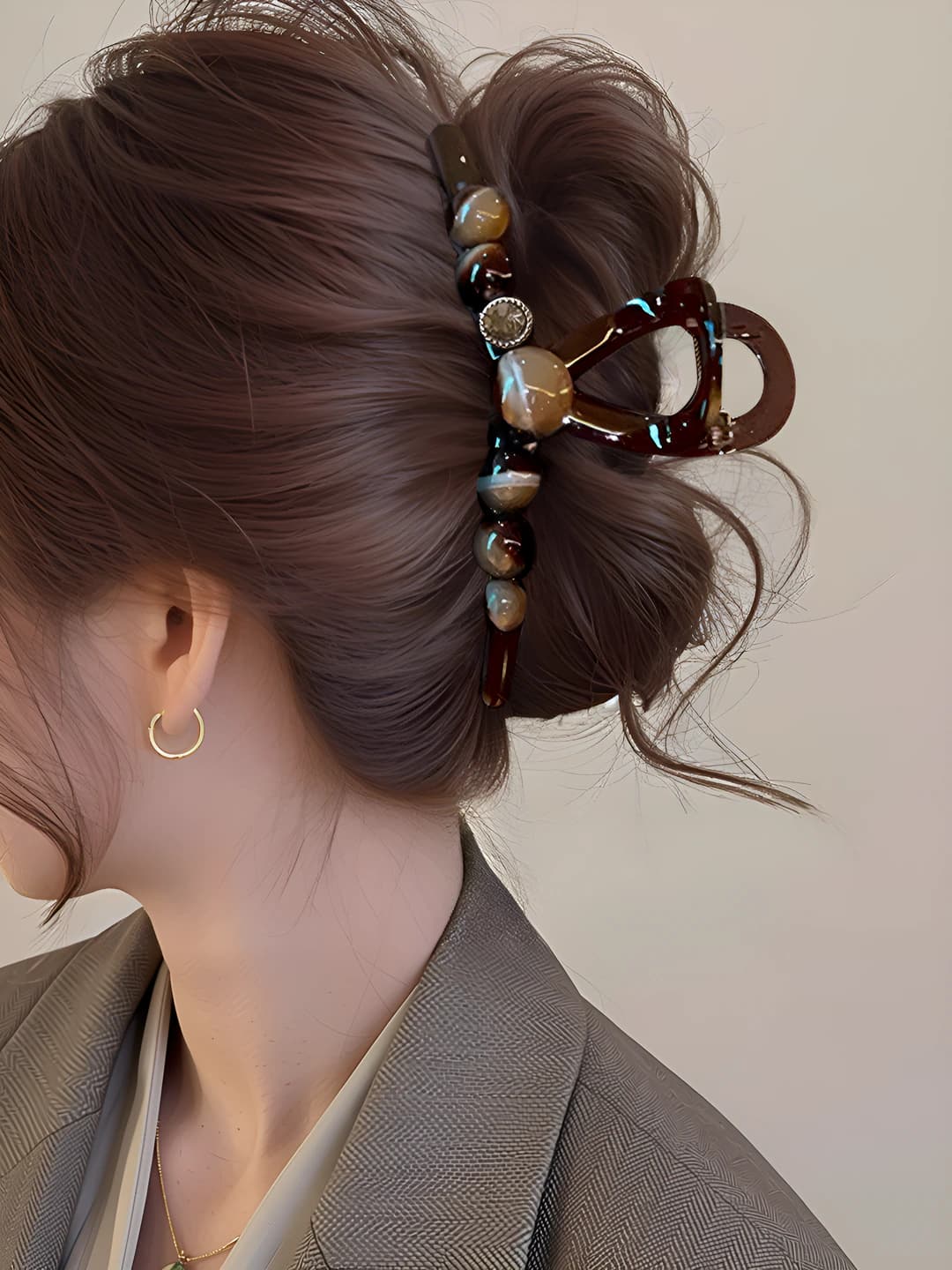 Premium Round Bead Clip, 13 cm