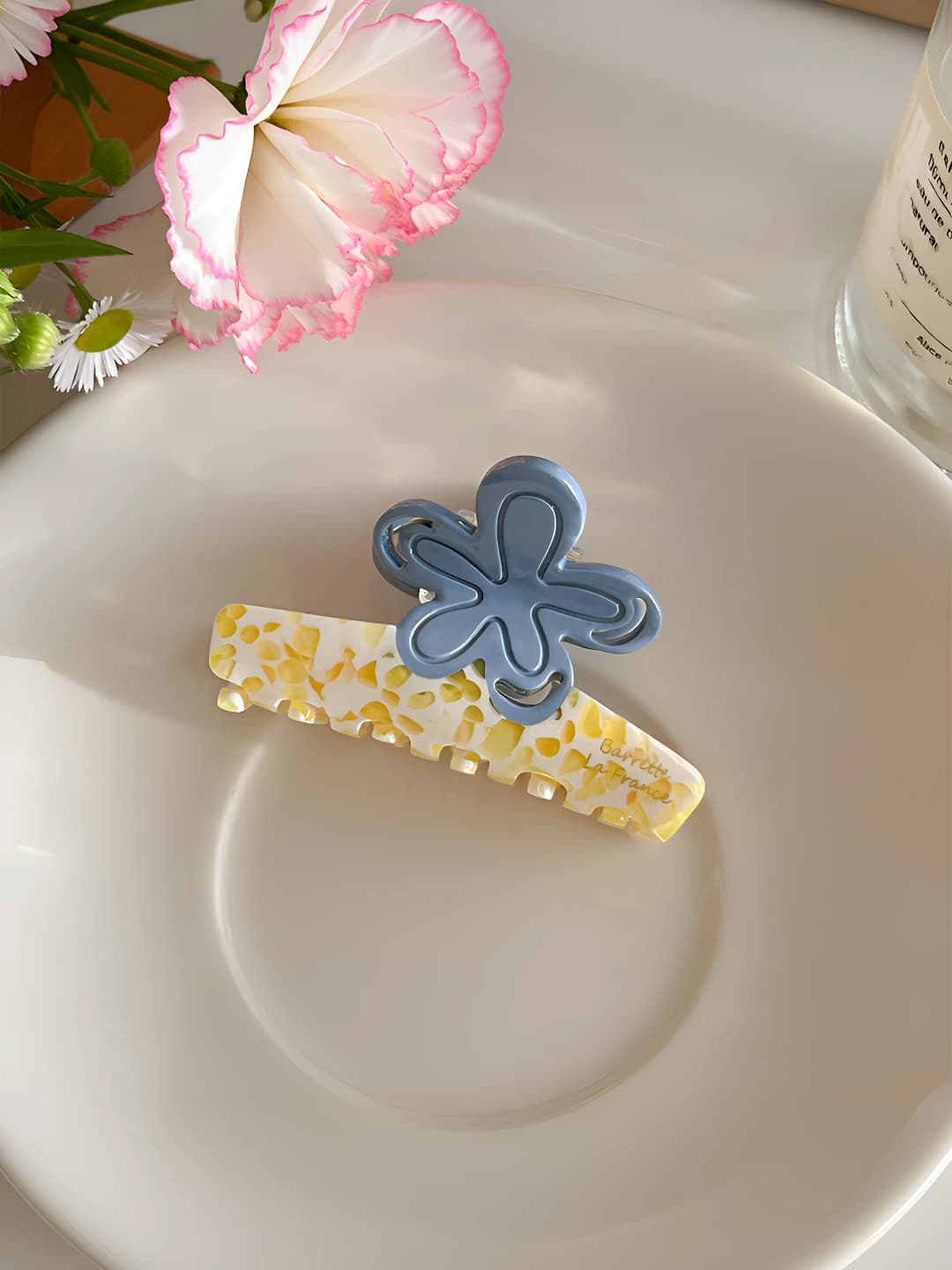 Blue Flower Clip