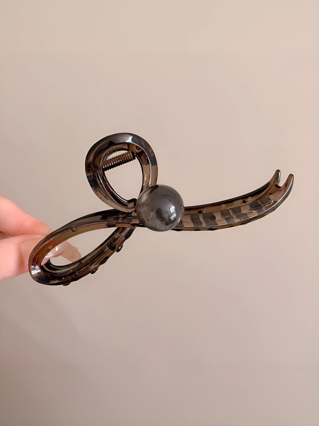 Clear grey, large 13 cm