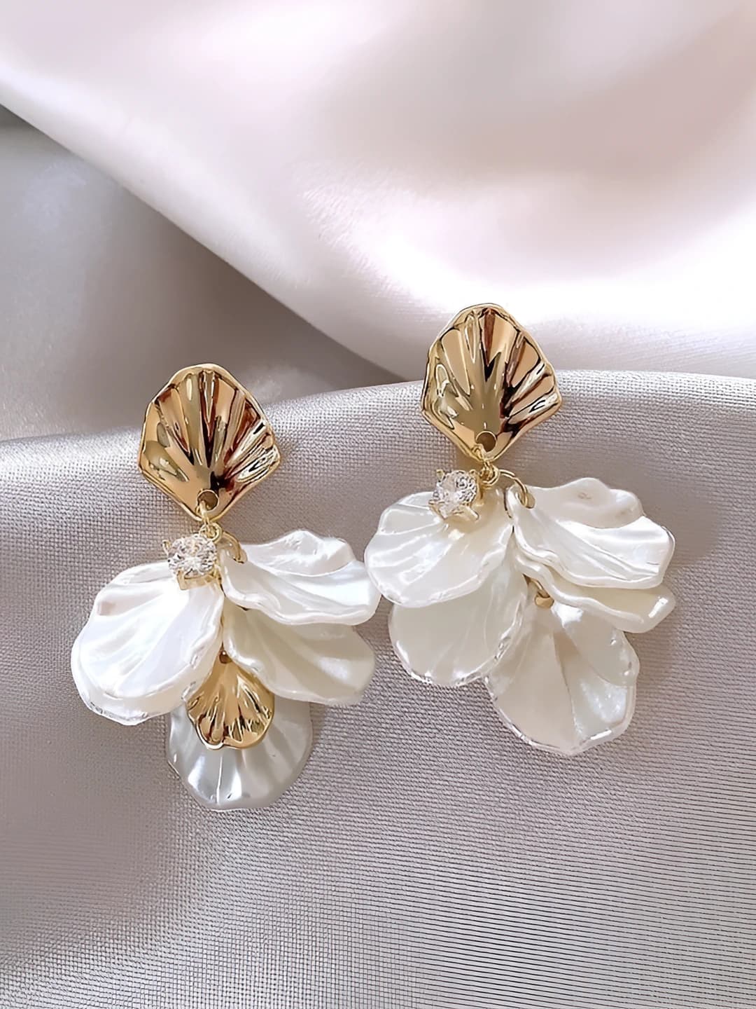 Floral earrings
