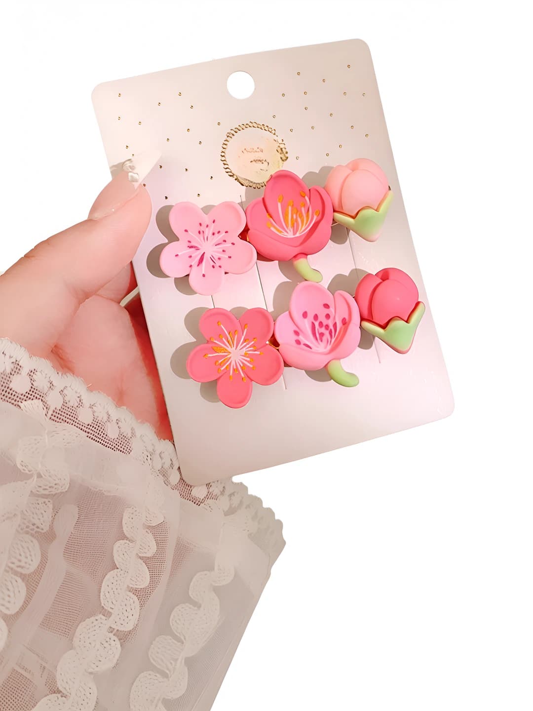 4# Розовый 3 цветка 2 шт