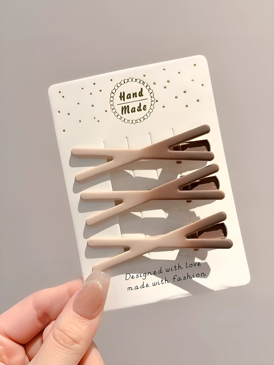 Coffee cross gradient, 3 pc, 6 cm