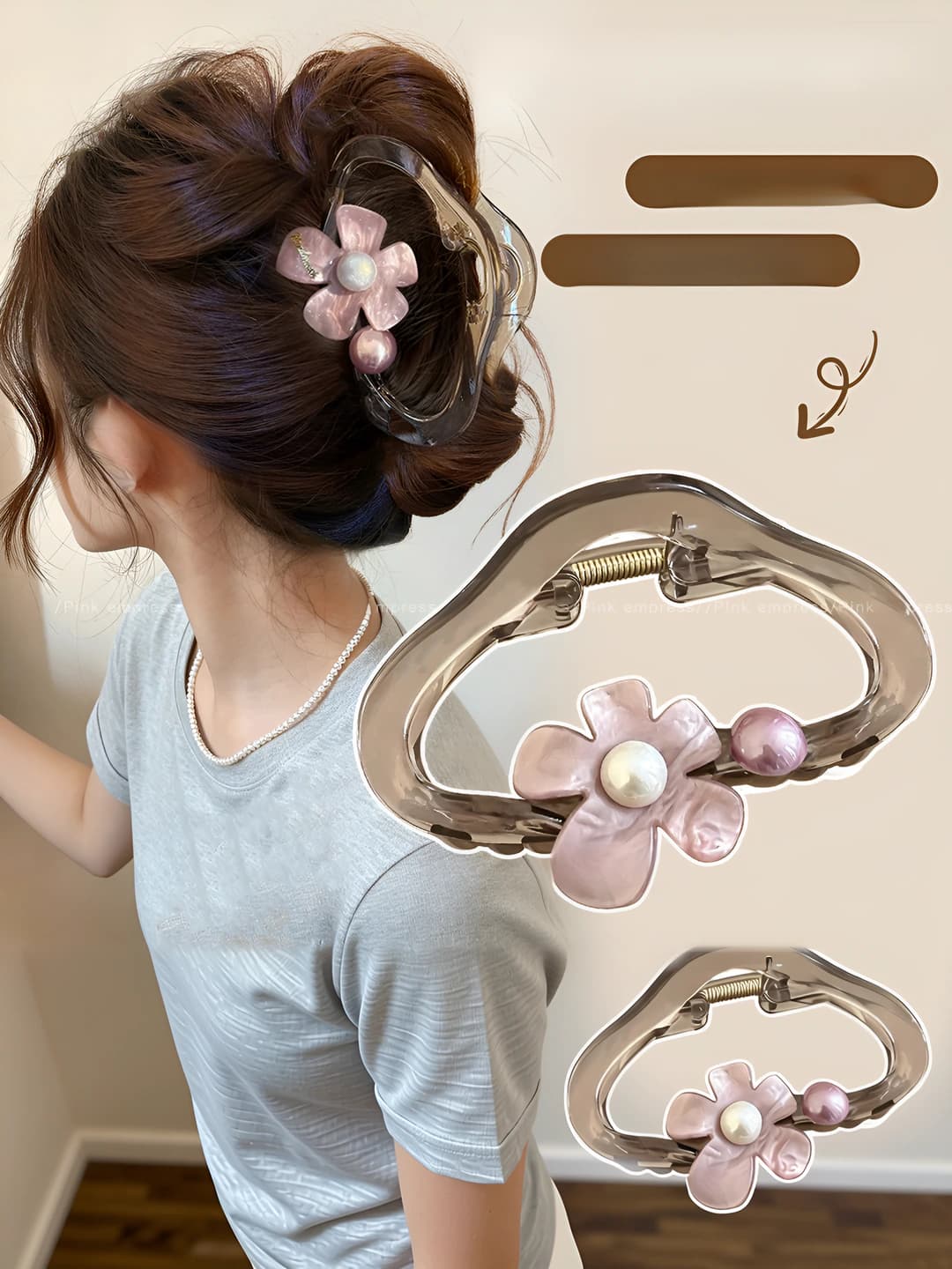 1# Choy rangi shampang gullar klipi - bir tomonli