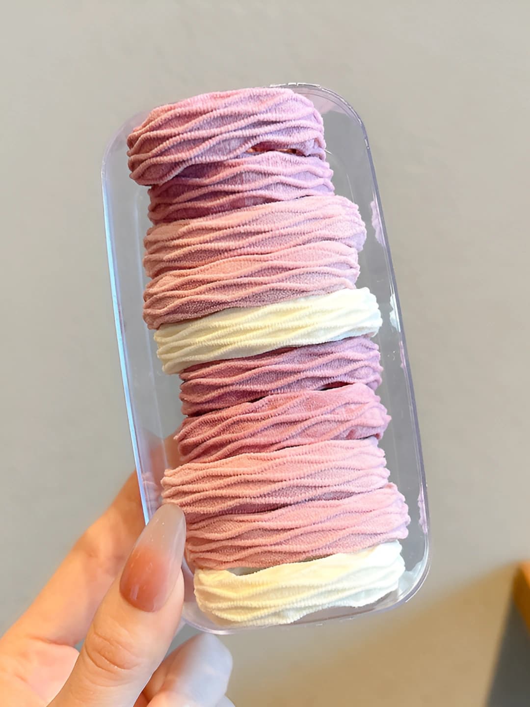 Bean pink pattern 10 pcs