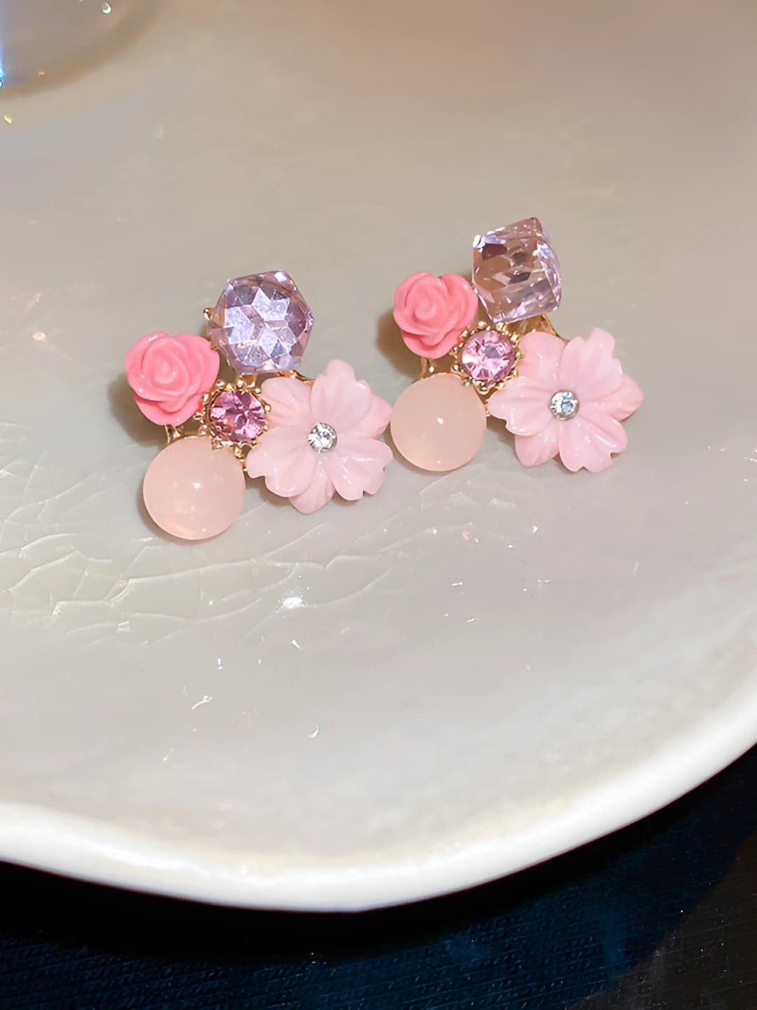 76# Steel - Pink flower