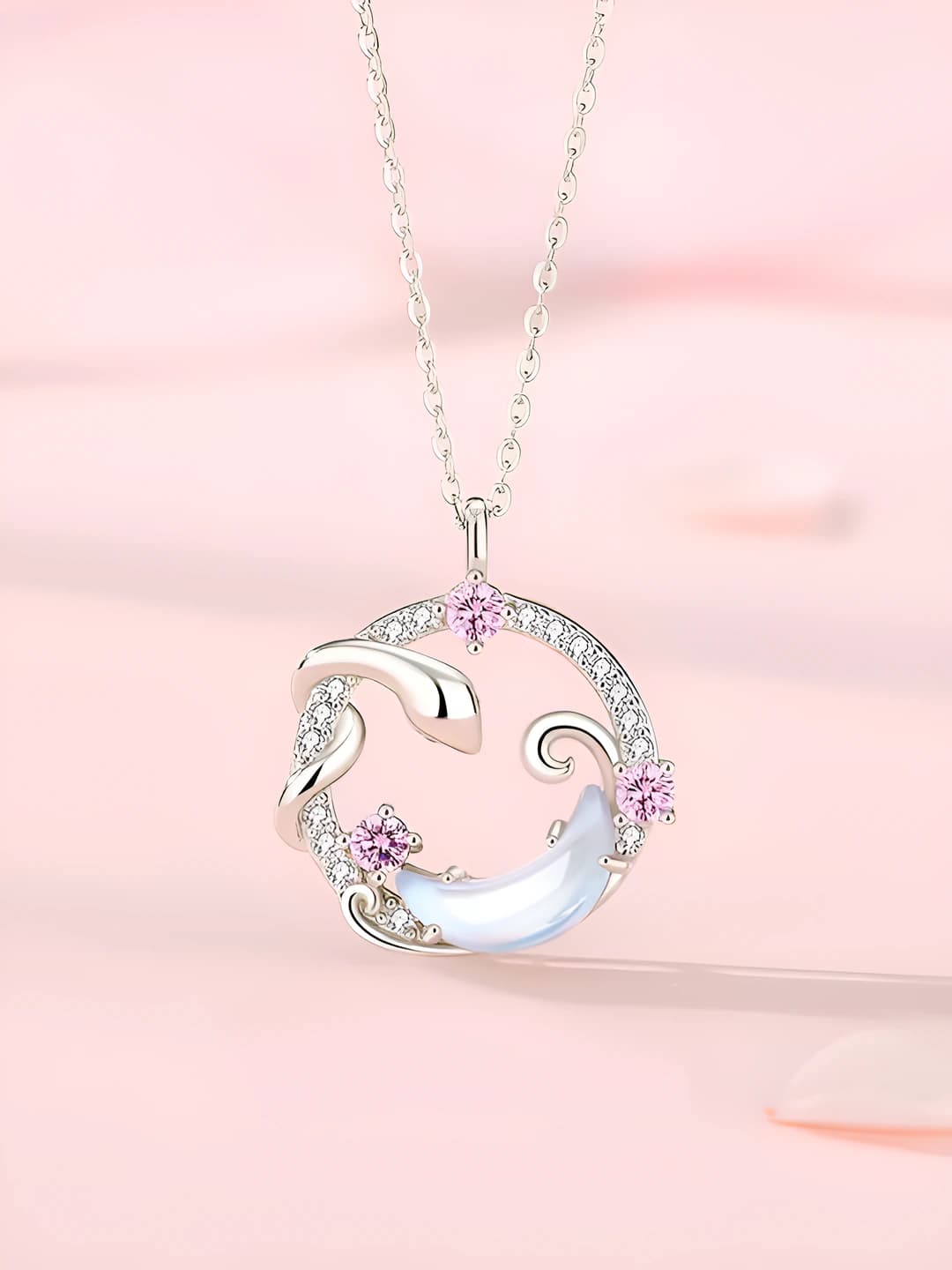 L066 snake necklace
