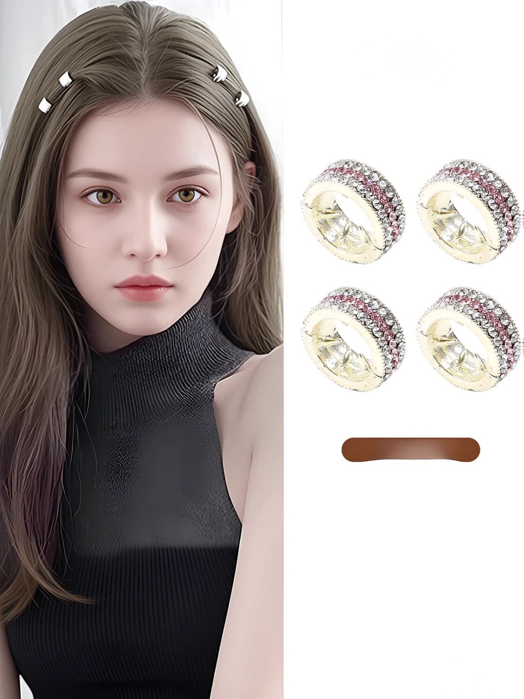 15# White-pink 4 pc