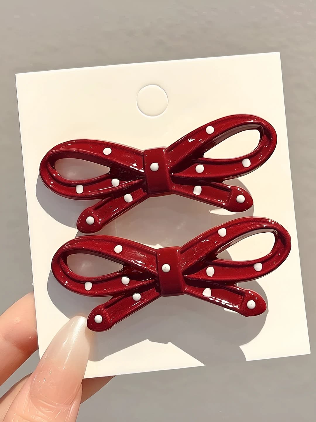 2# Открытые точки бант [1 пара] 6 см