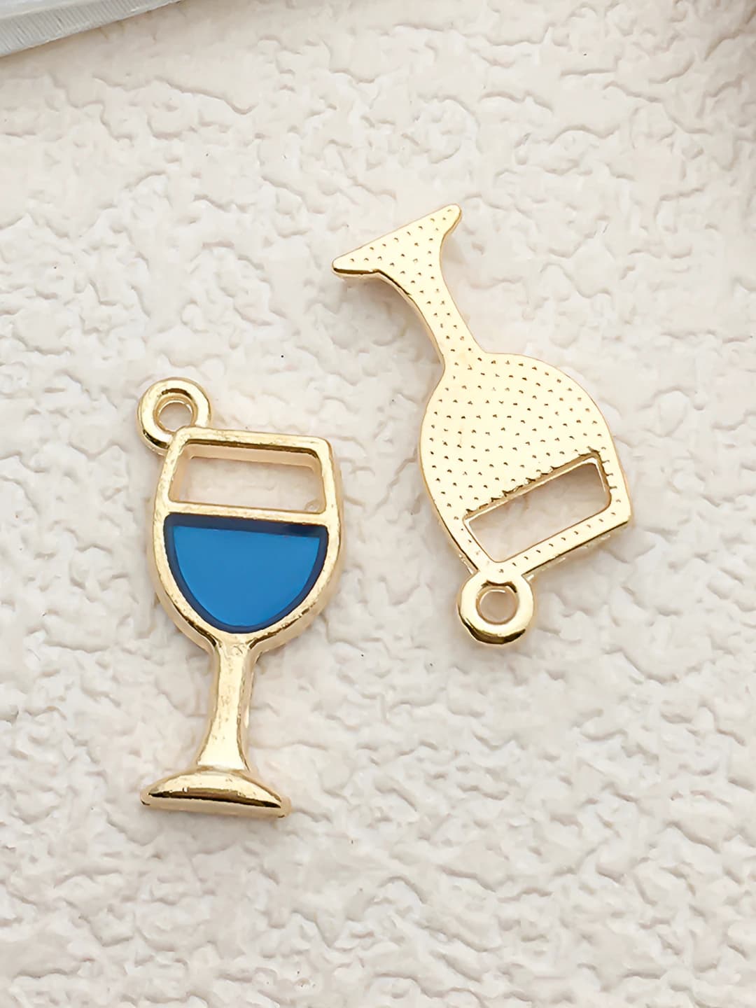1 pc Blue wine glass 9x14mm-0.5g