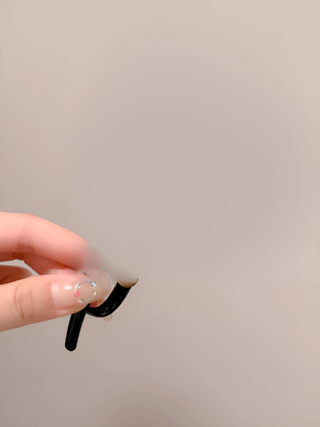 1# black clip coffee flower twist clip 10.5cm