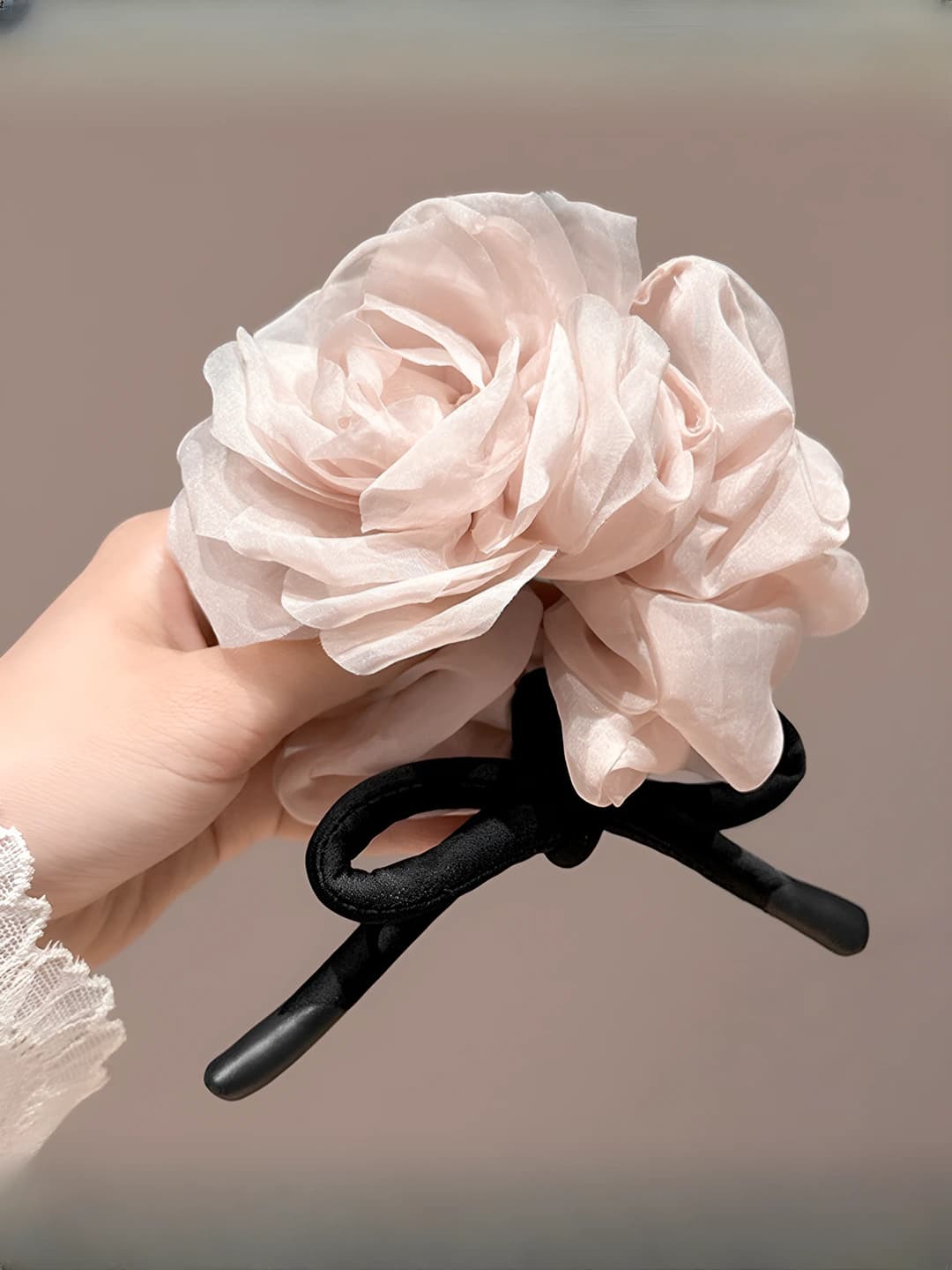 1# Very soft dried rose, 12.5 cm