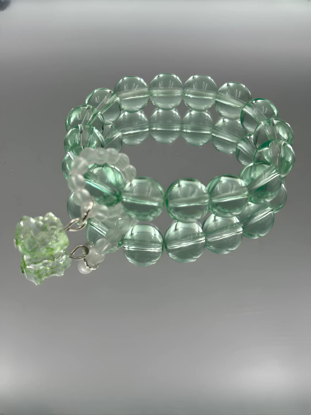 12MM teal lion bracelet