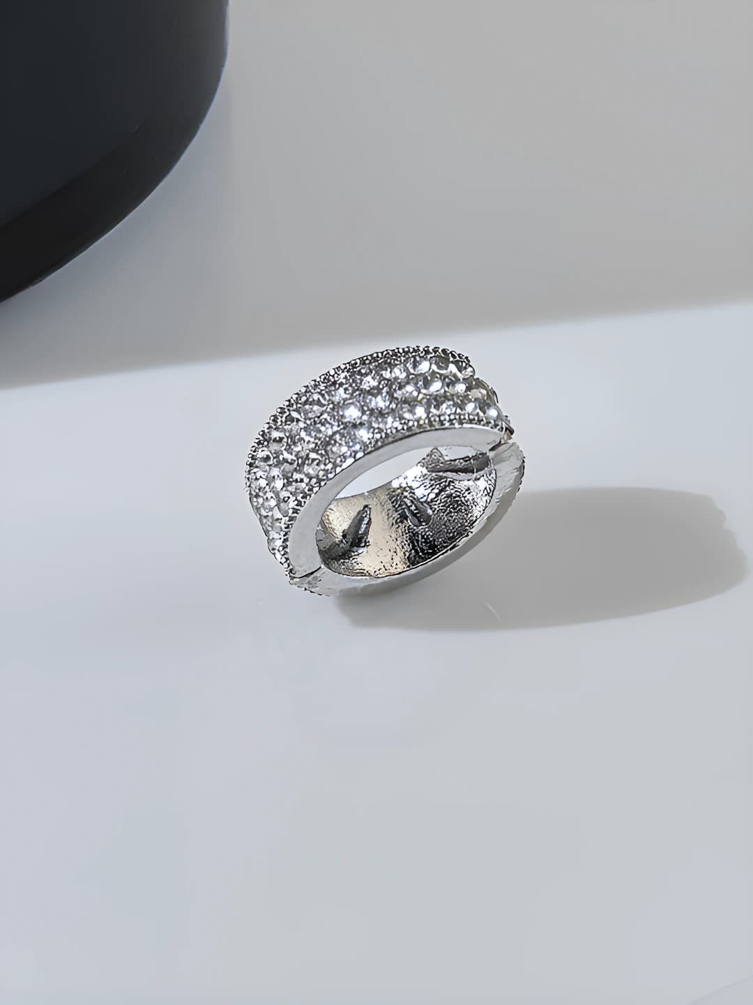 Silver hair clip 1 pc