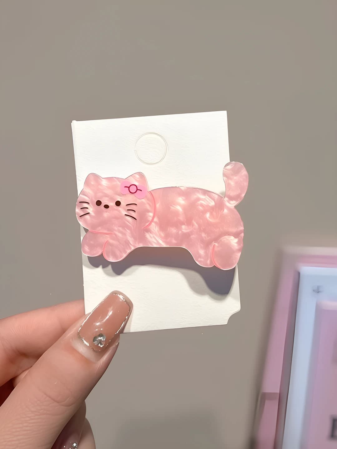 2# Pink cat clip