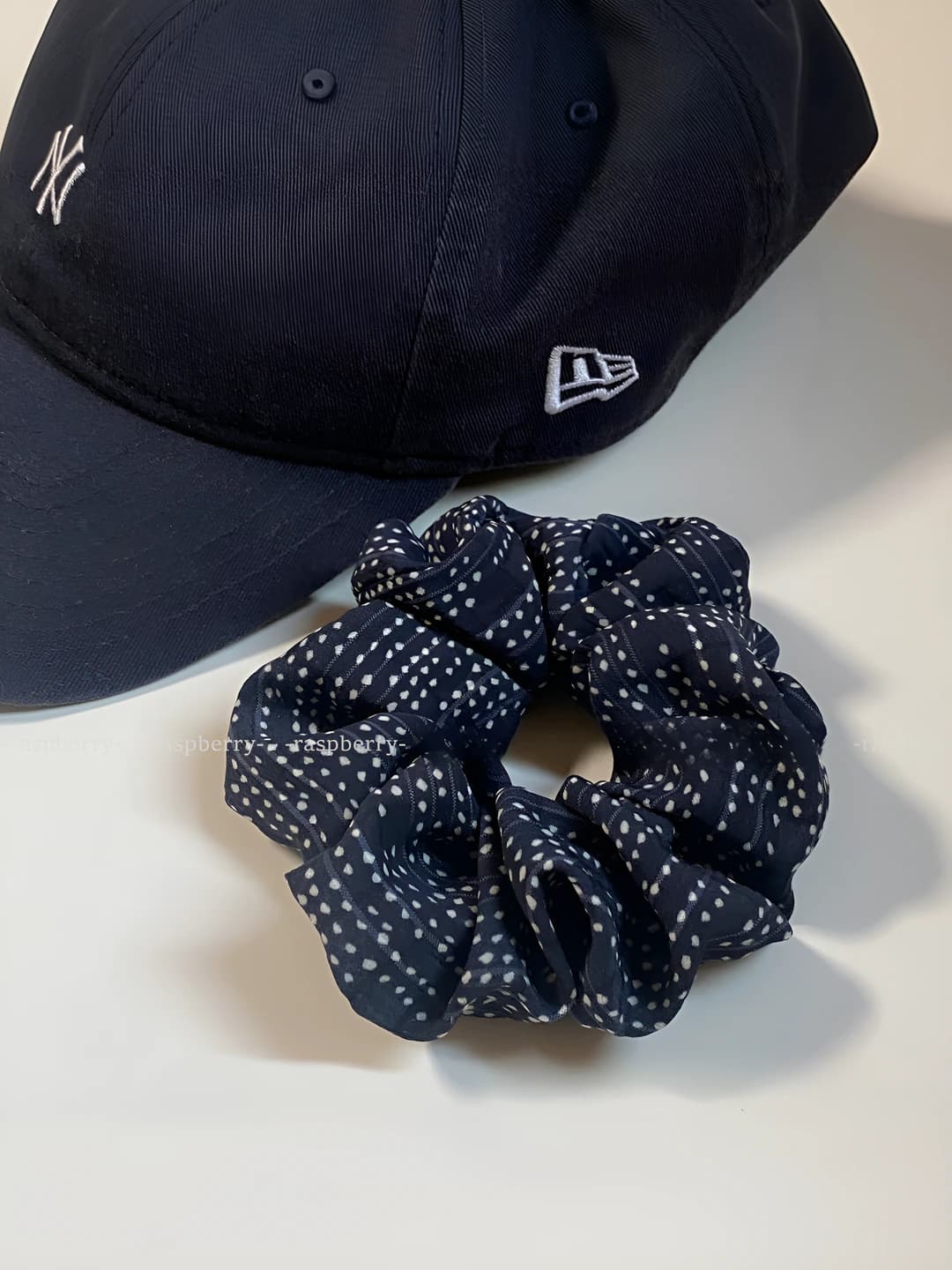 1# Blue, polka dot