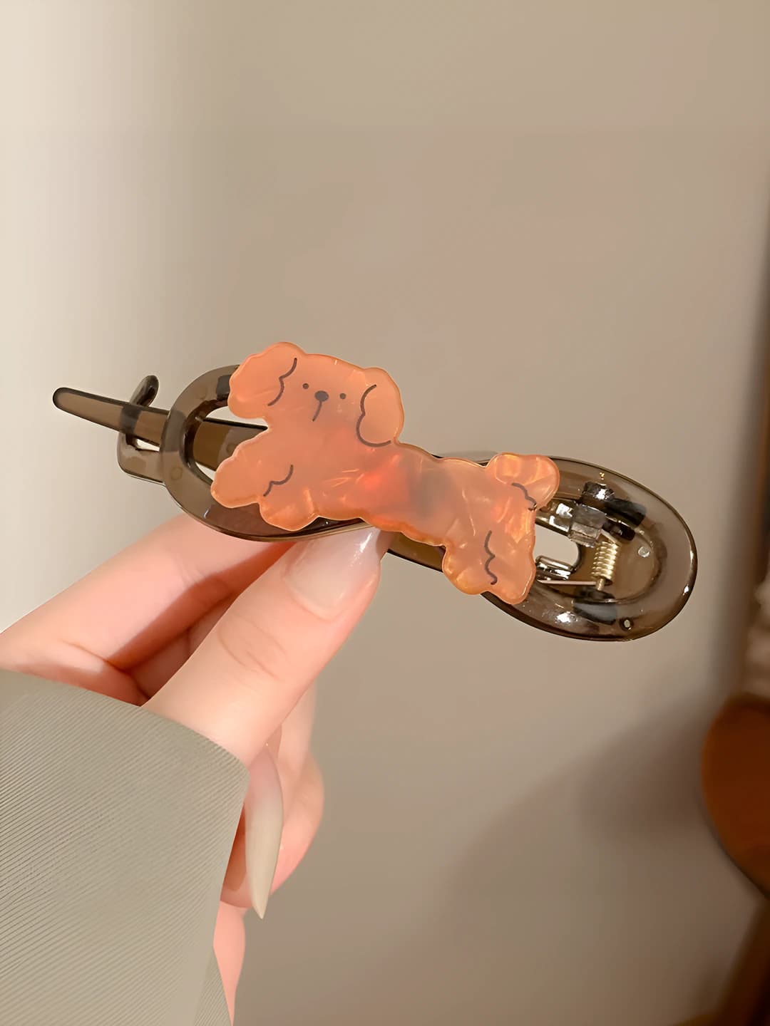 6# Leopard dog twist clip ~11 cm