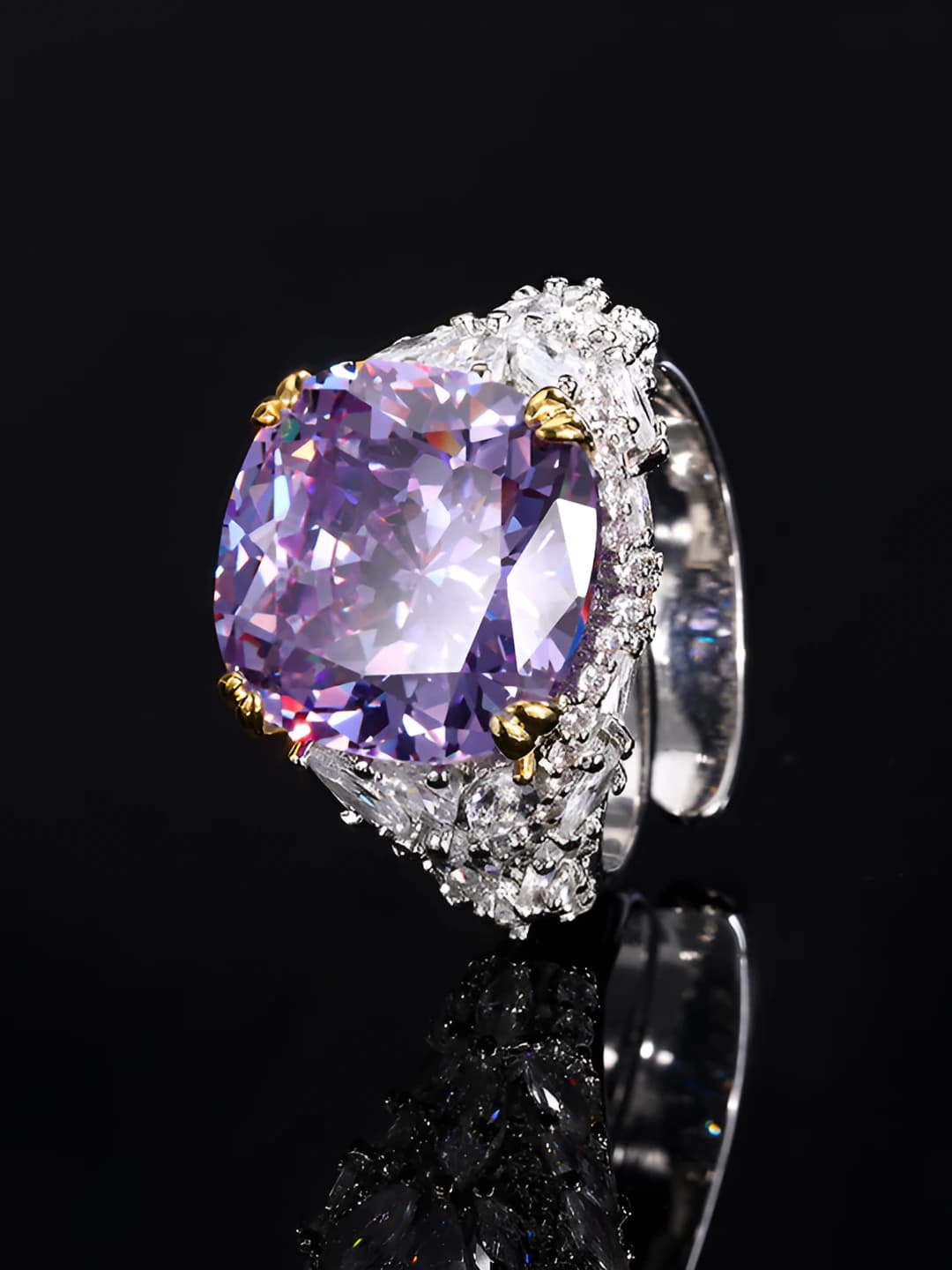 Birdcutter cut Purple Ring