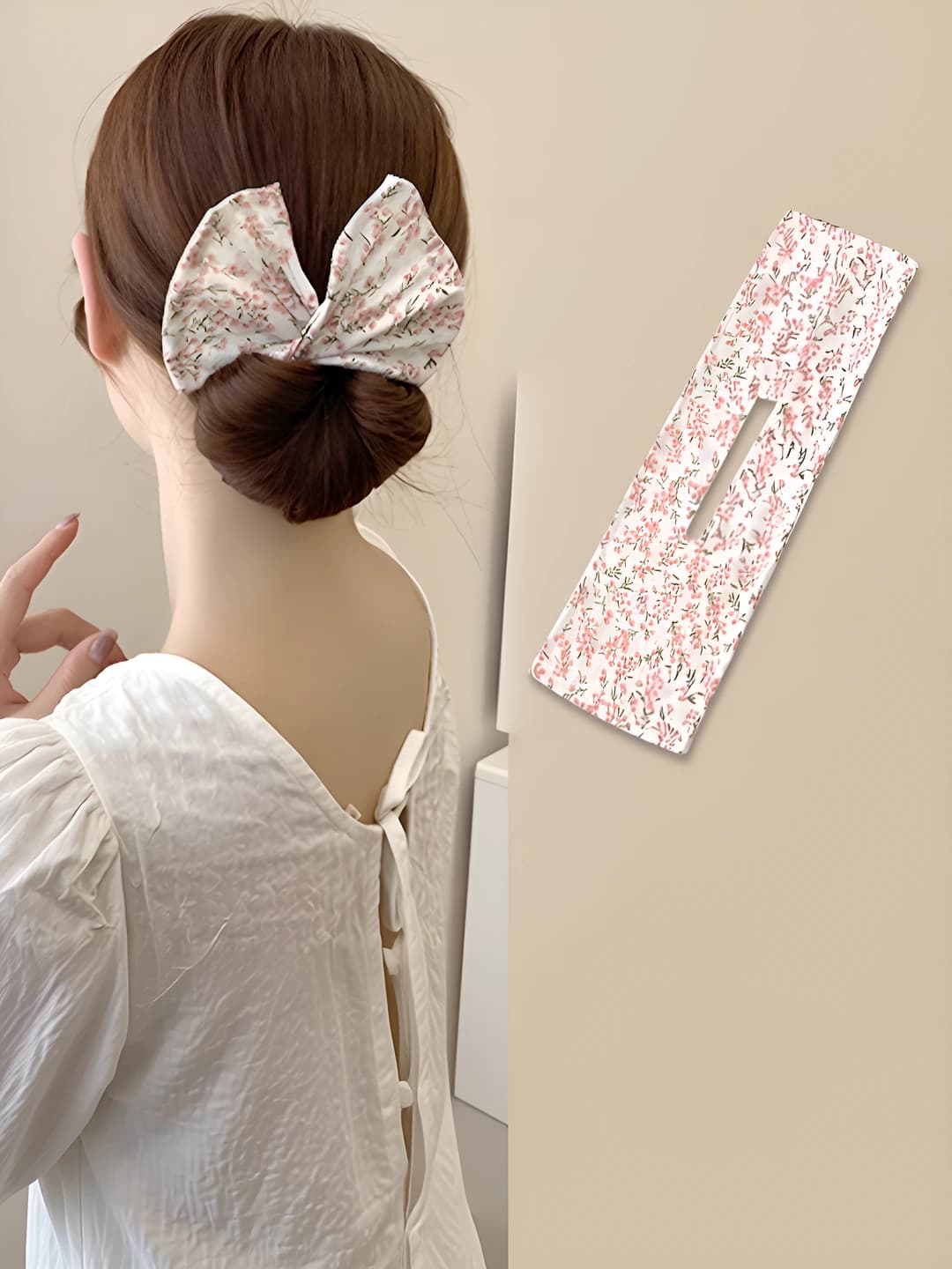 1# молочный цветочный - 9.5cm*34cm