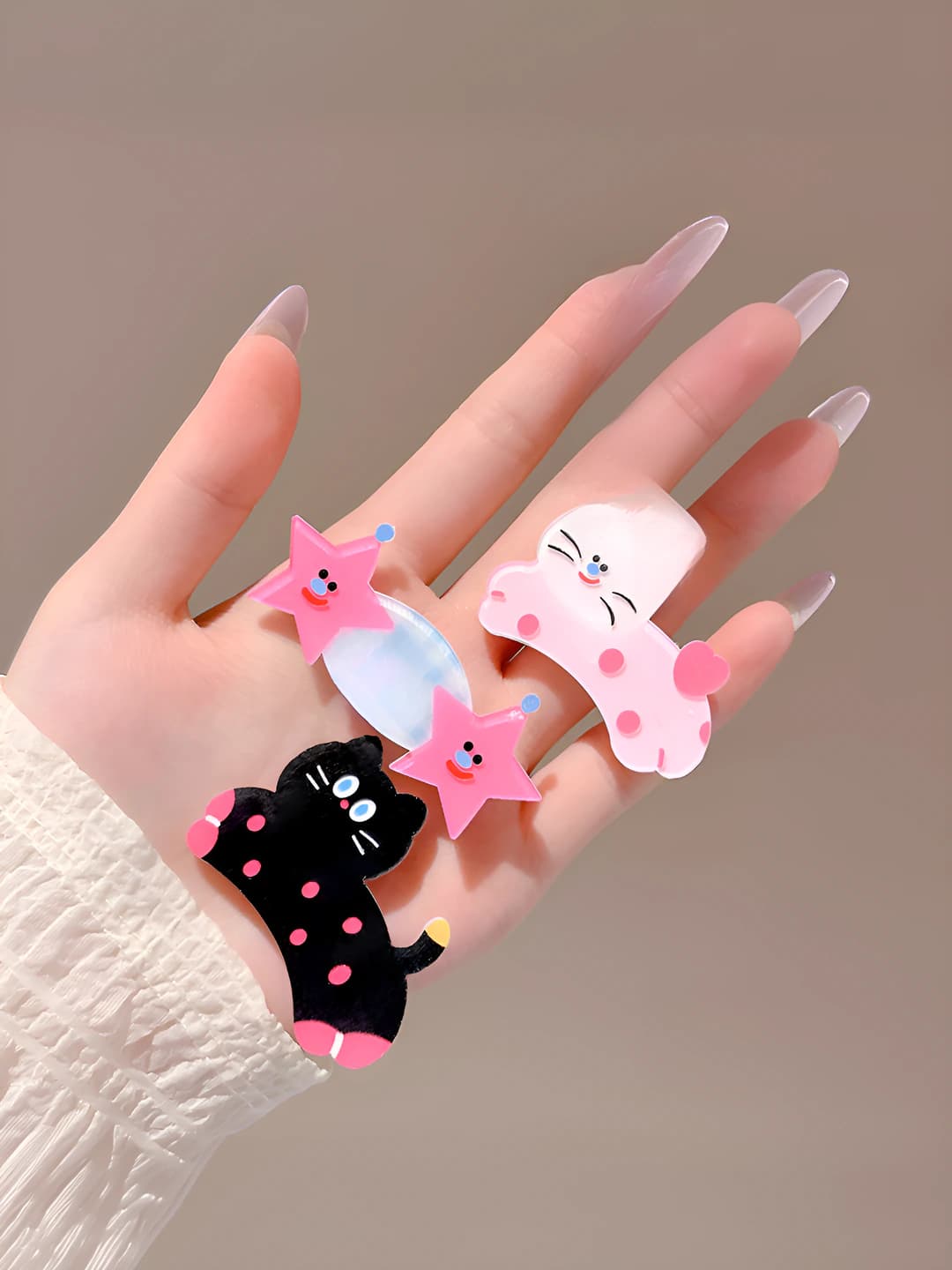 Cat, rabbit, 4 pcs