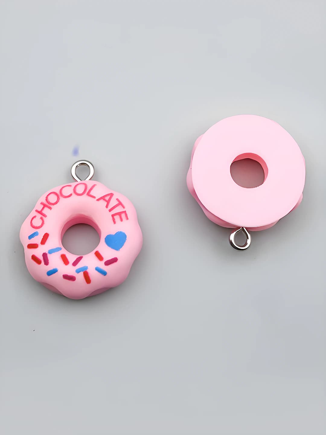 Pushti donut 'chocolate', 23x19x7mm