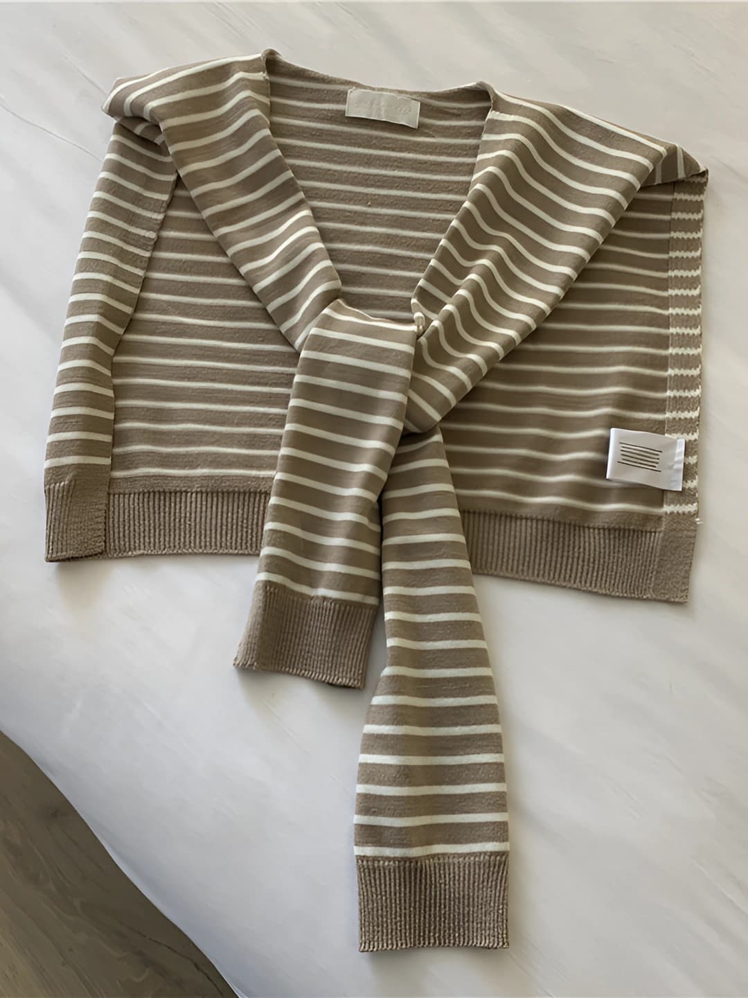 Khaki striped