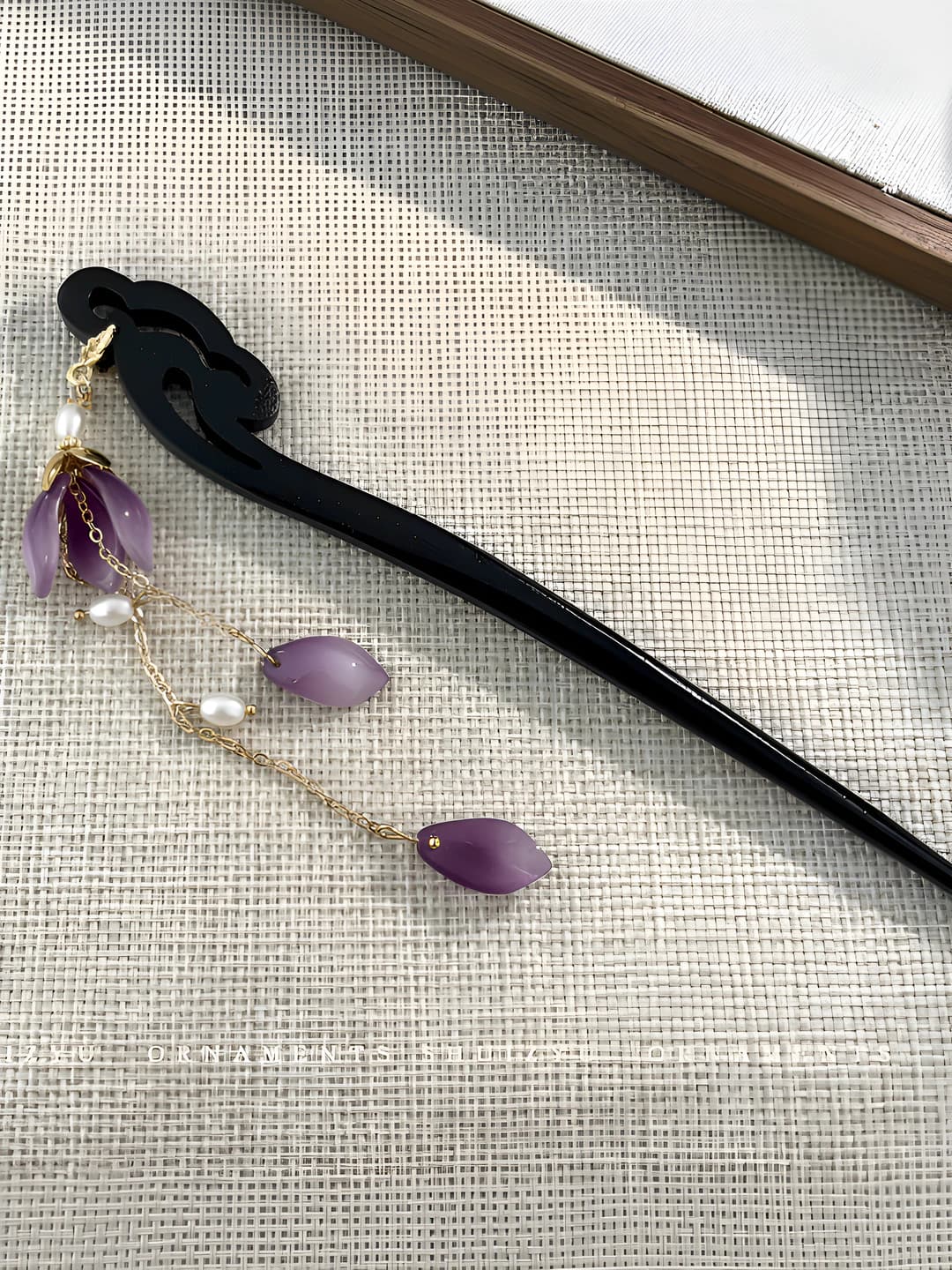 2# Purple flower pearl