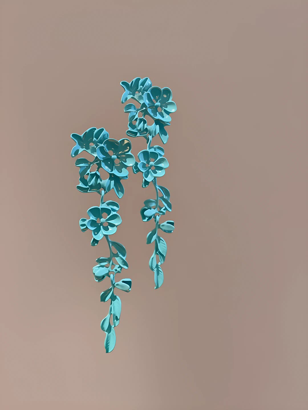 37# Silver post - Blue