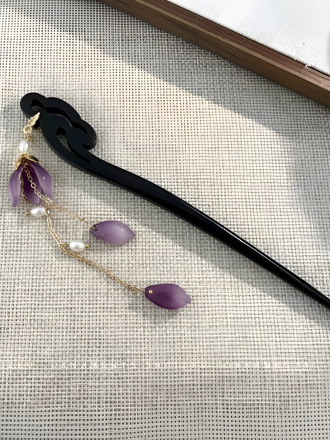 2# Purple flower pearl