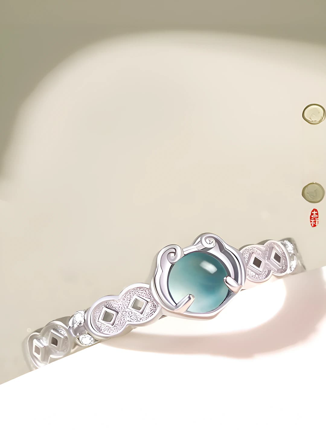Coin pattern ring