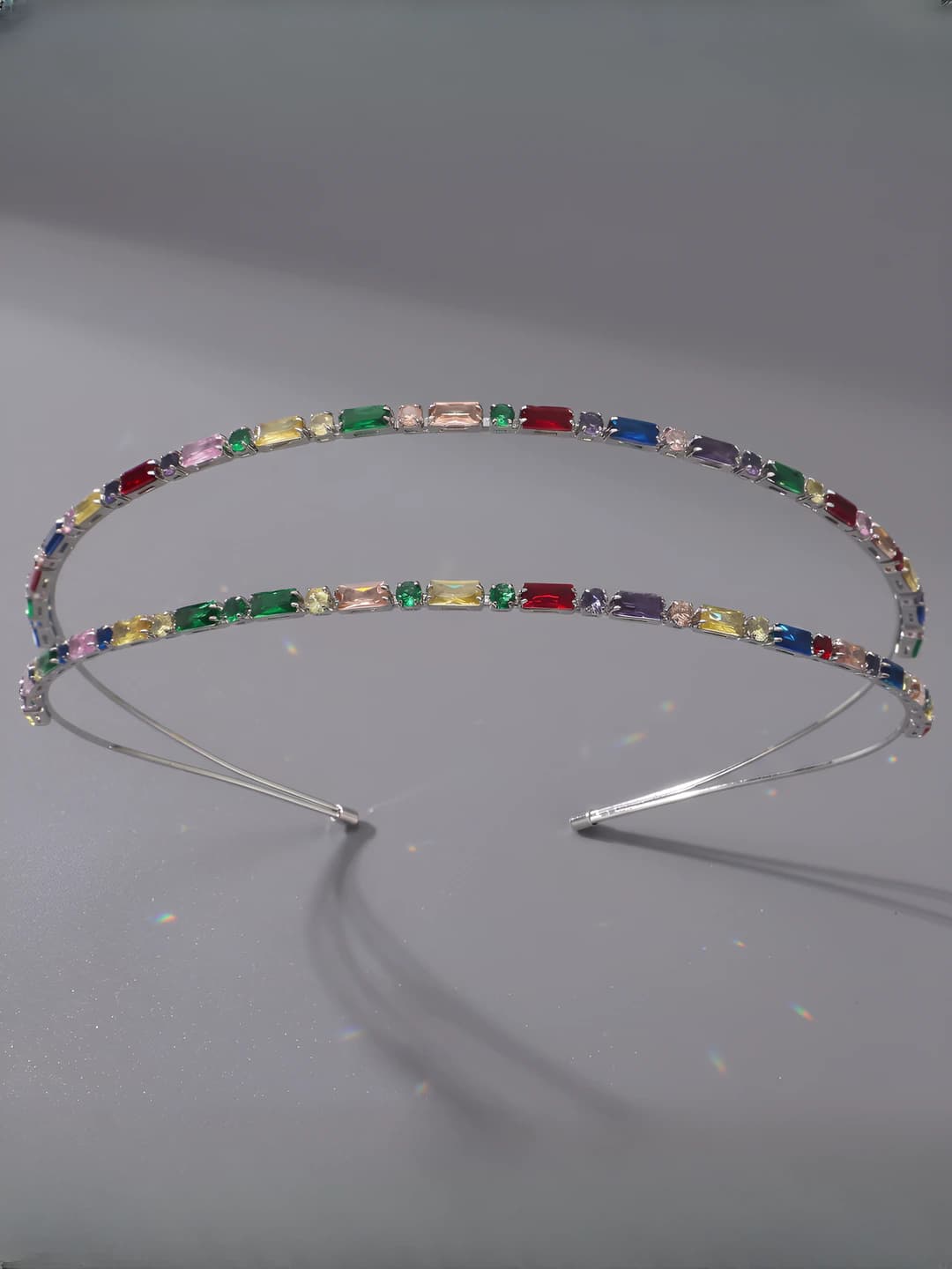 Multicolour zircon headband