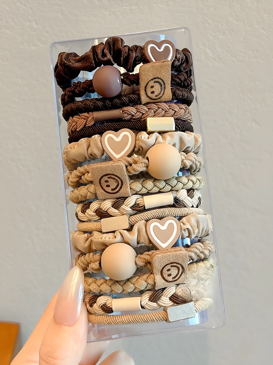 Mocha brown 15-piece set