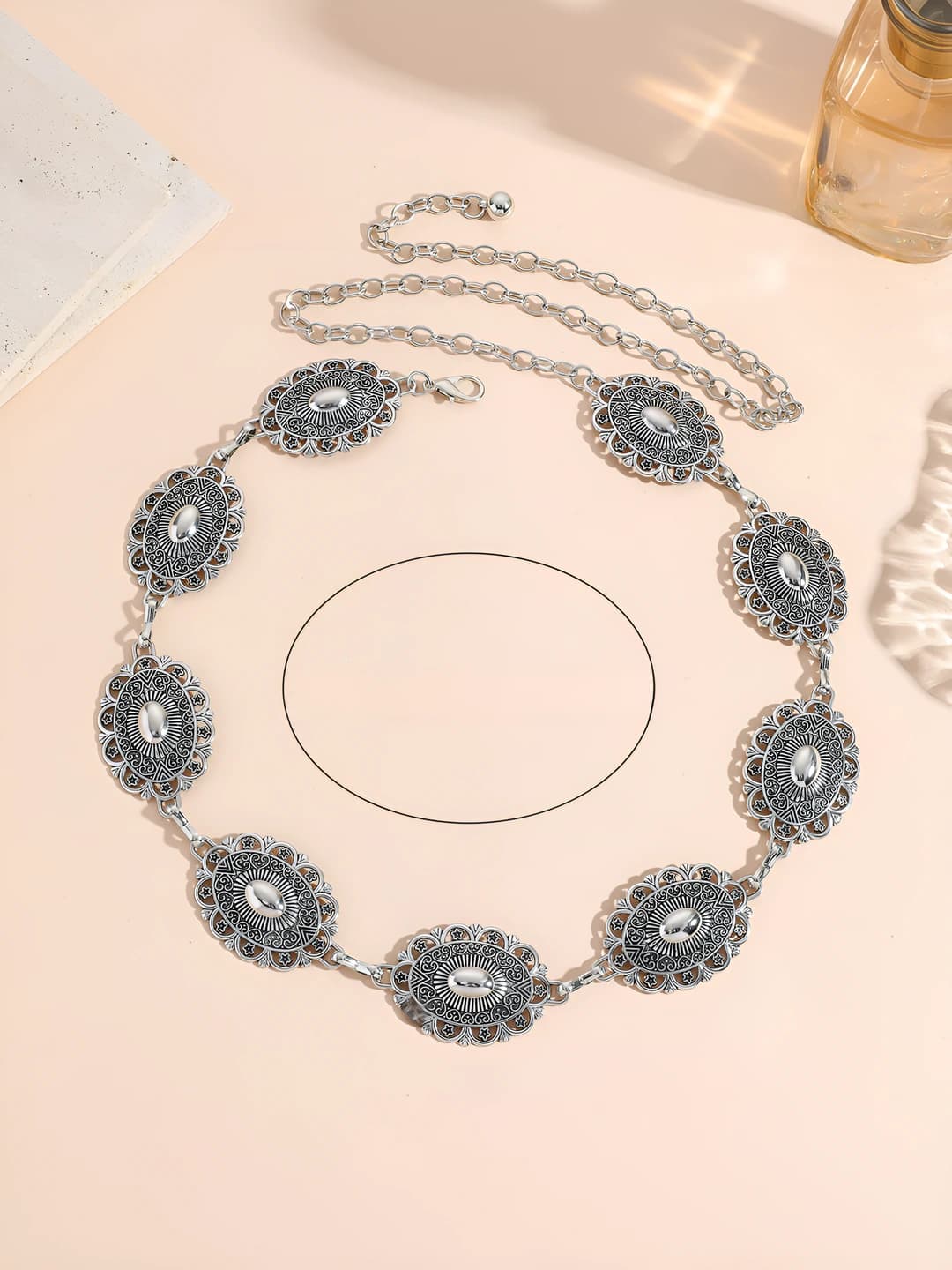 07# Silver oval