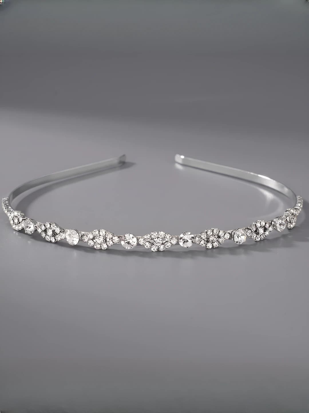 Silver commute headband