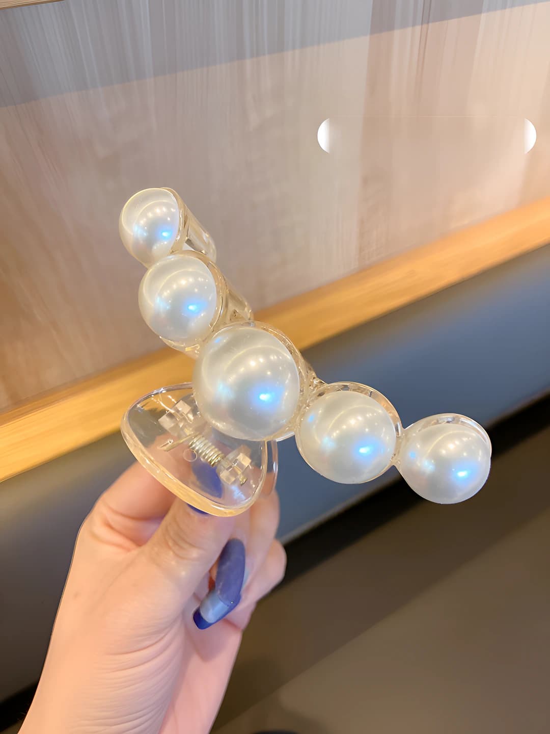 7# Large clear pearl 10cm