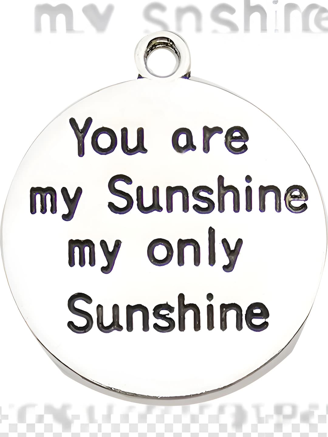 1 pc letters youaremysunshine 24x27.8mm-3.3g-11574