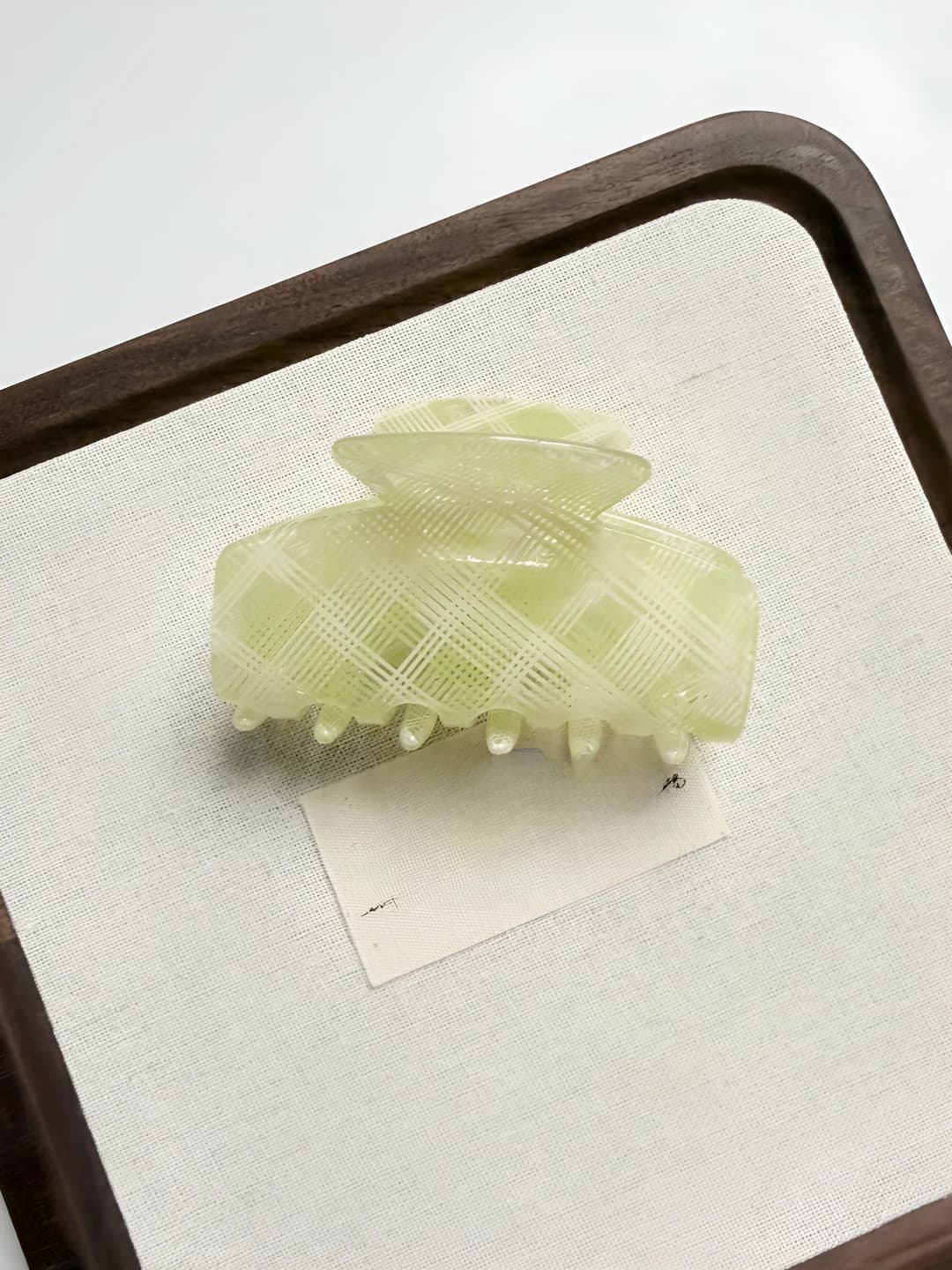 Green plaid, rectangle
