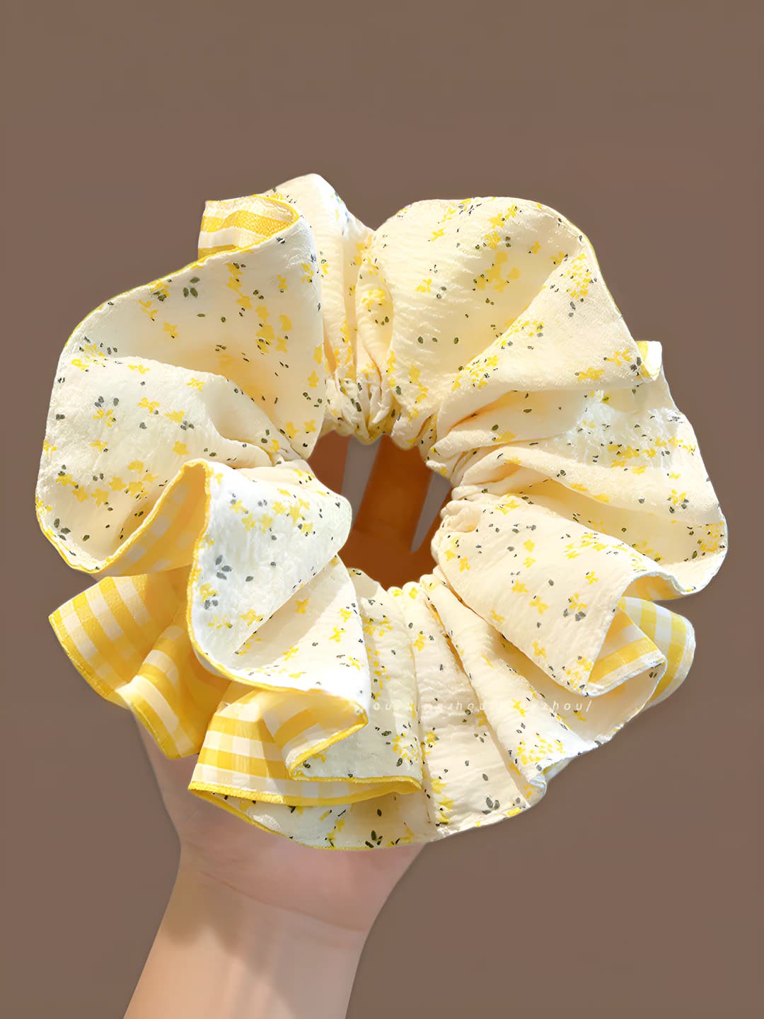 4# Yellow floral small waist ~13 cm