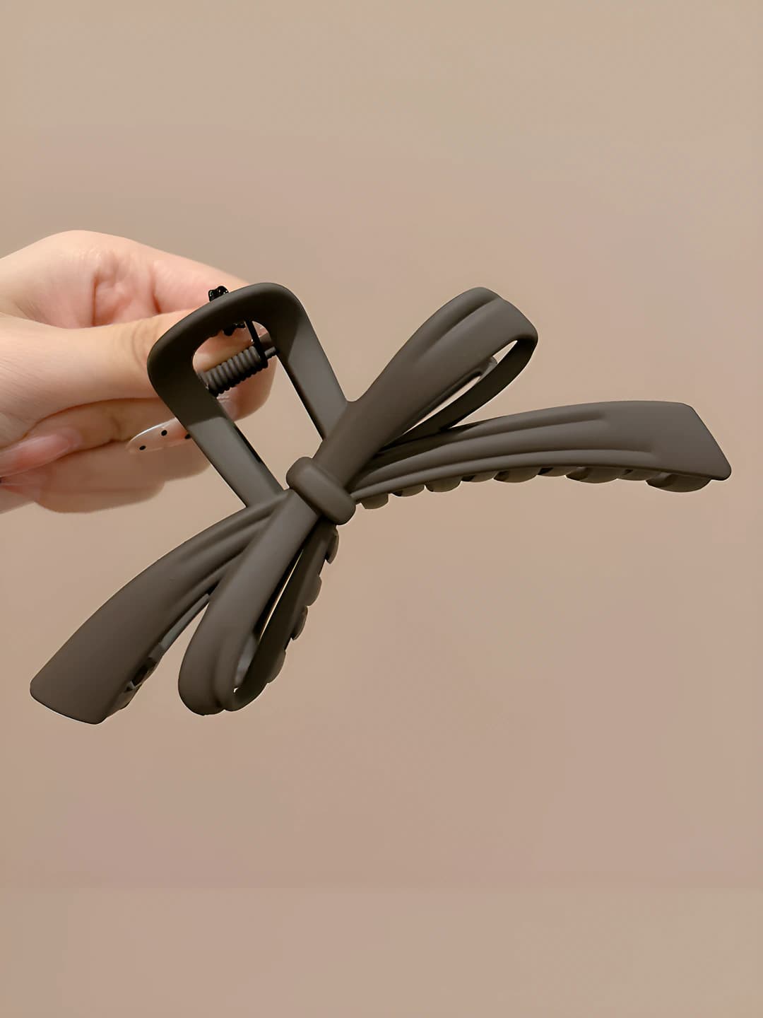 1# Bow dark coffee 13 cm