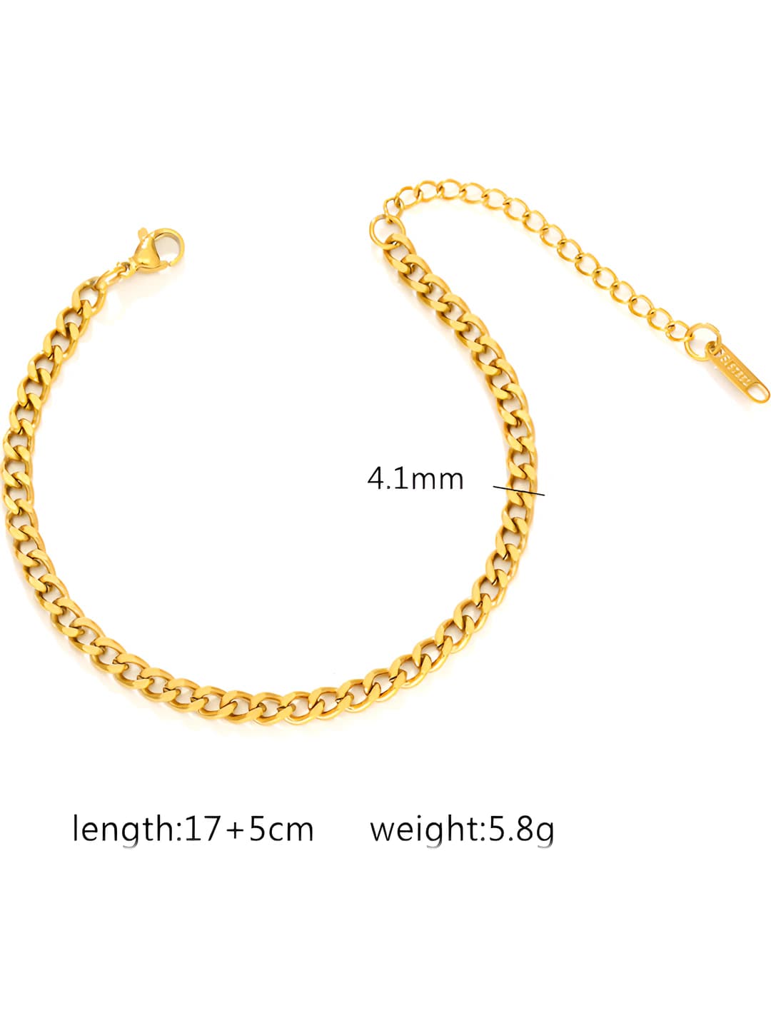 Gold B-017 4MM