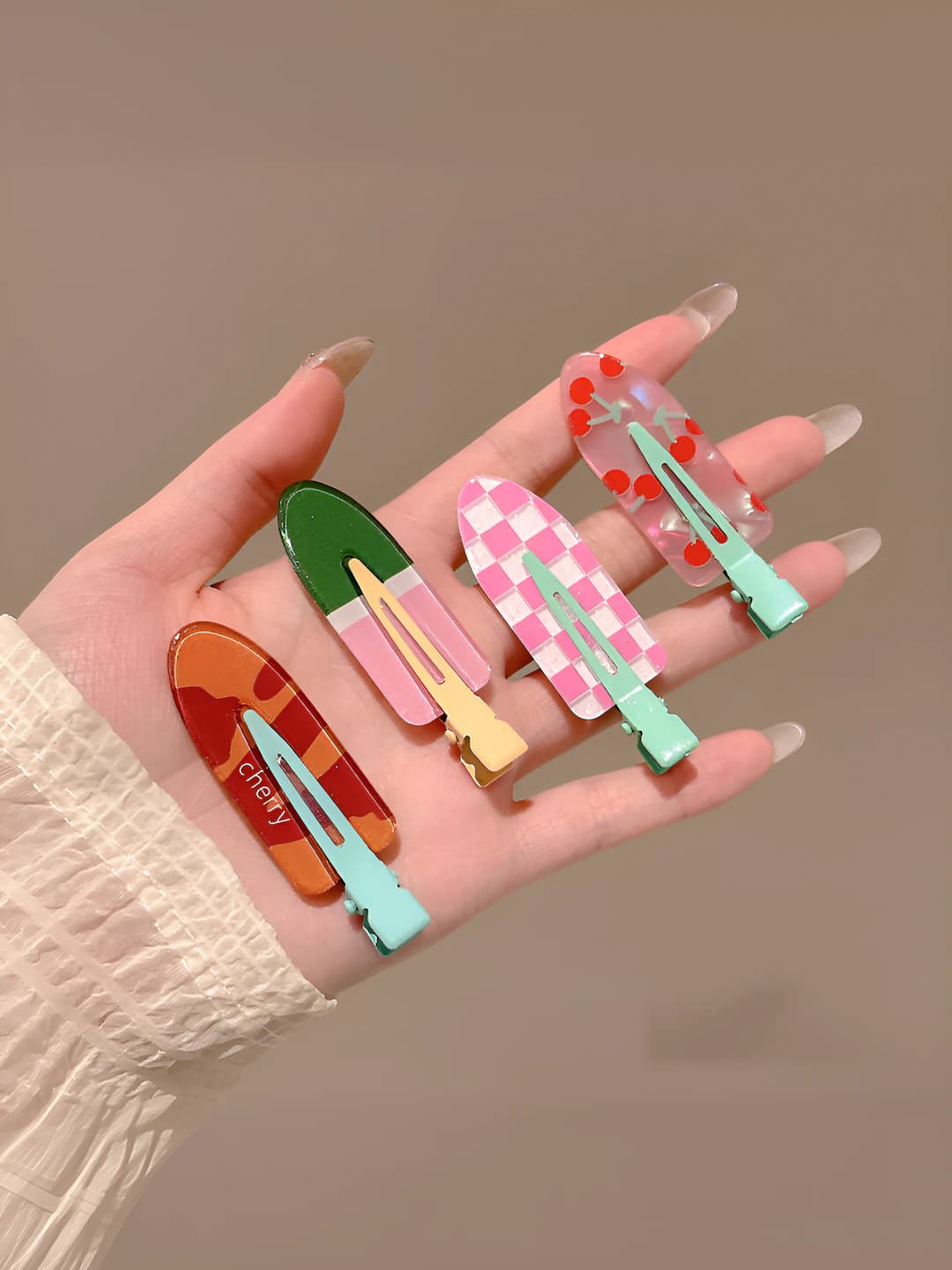 Cherry and watermelon, 4 pcs