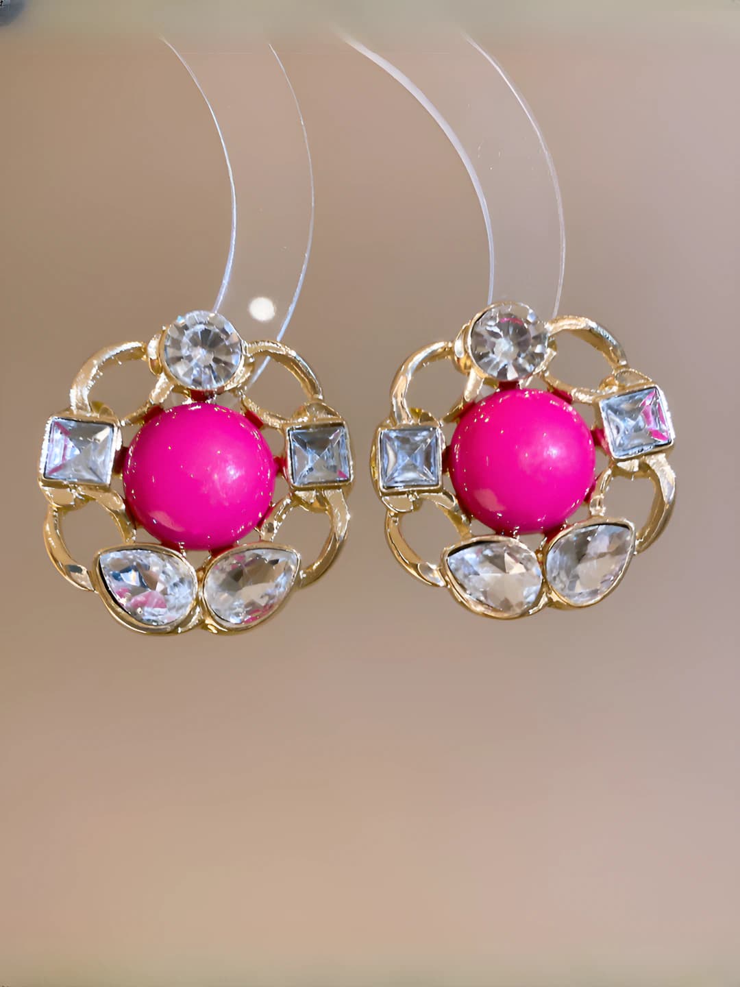 Серебряная игла - Золотой - Розовый