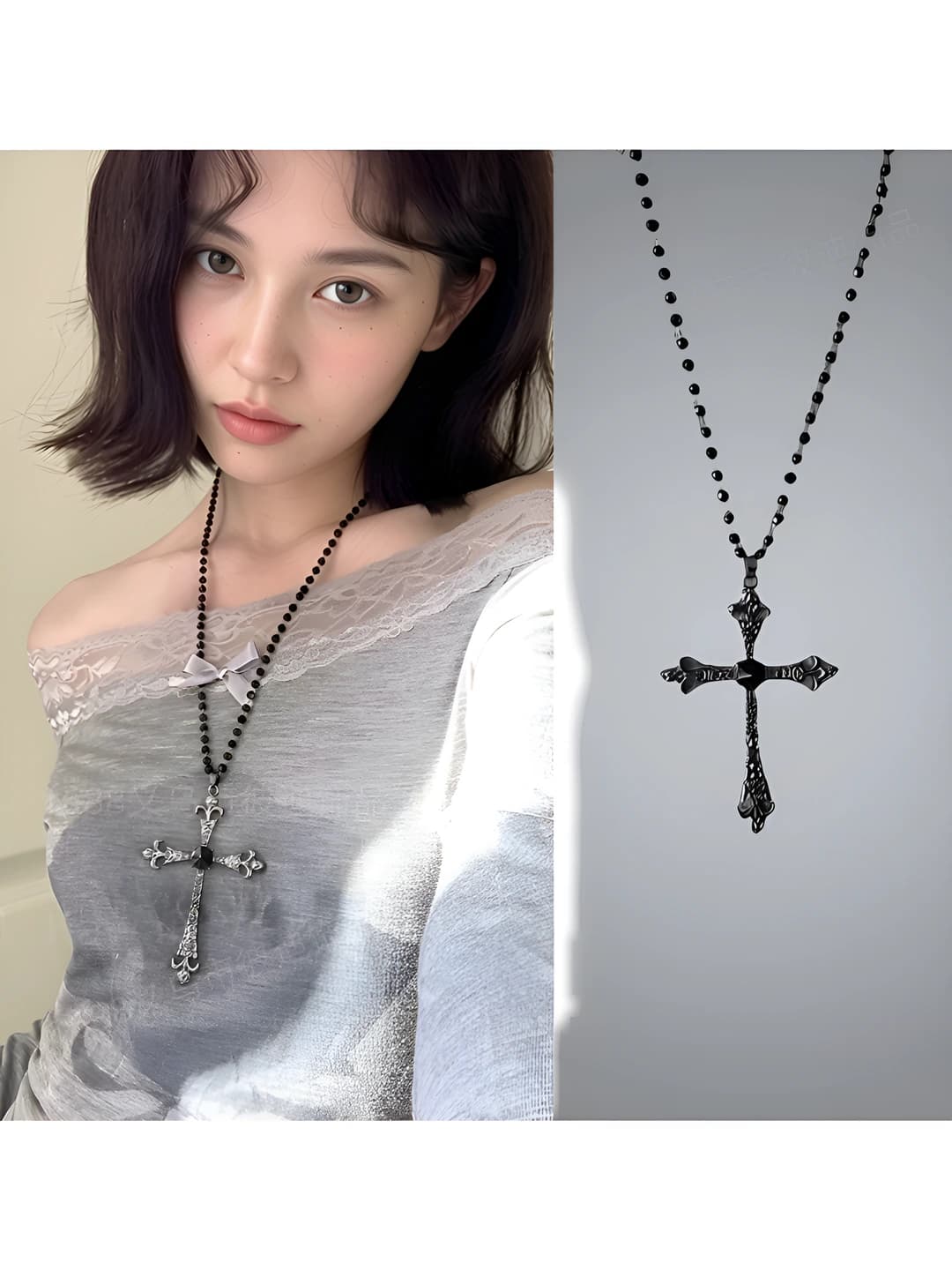 16# necklace - Black