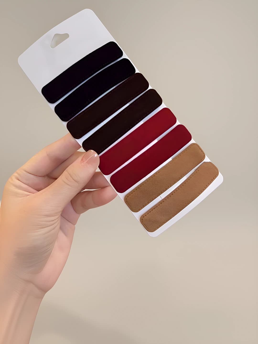 3# Smooth - Black, red, brown, coffee 8 pcs ~7cm