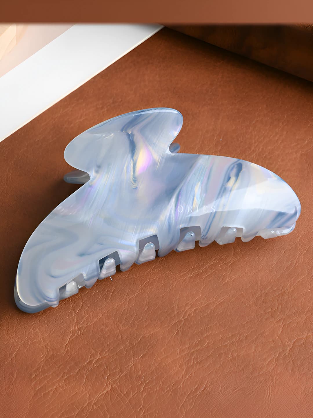 Iridescent blue