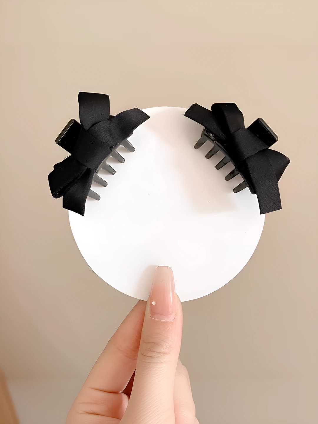 Pair of clips base 4 cm
