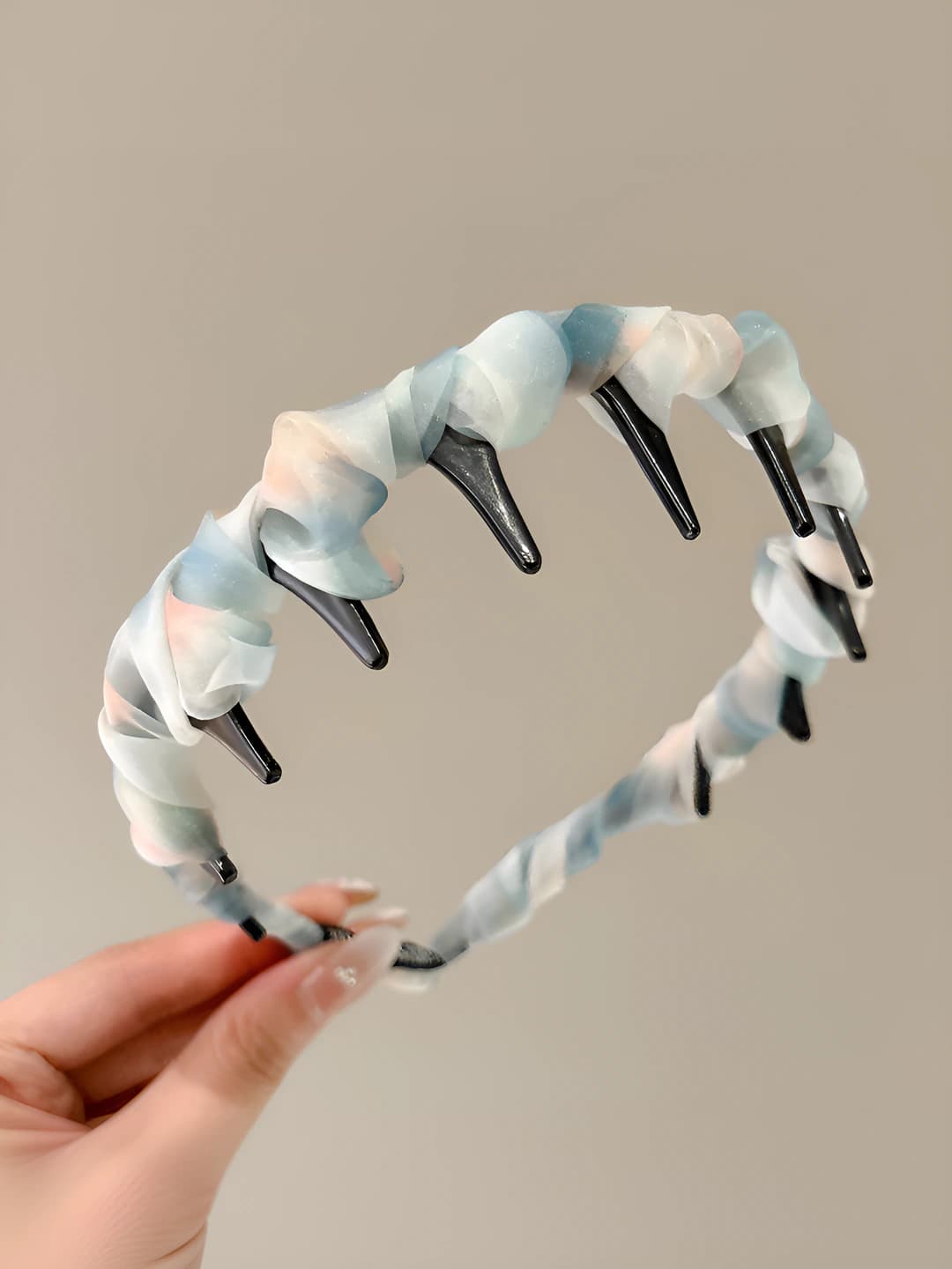 2# Toothed, blue