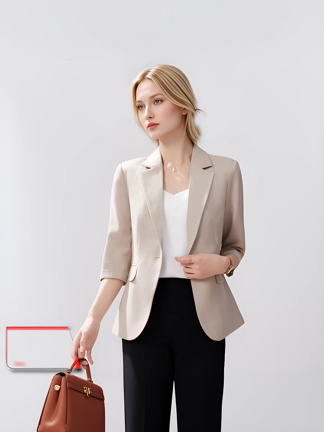 Khaki blazer