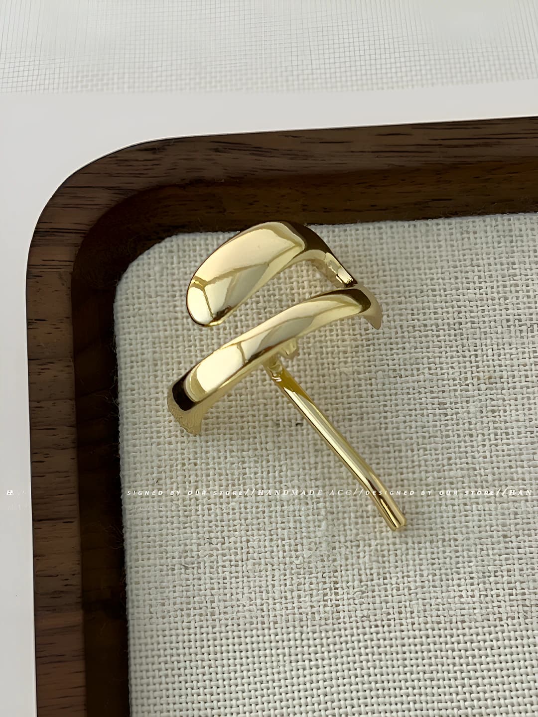 5# gold cutout double layer