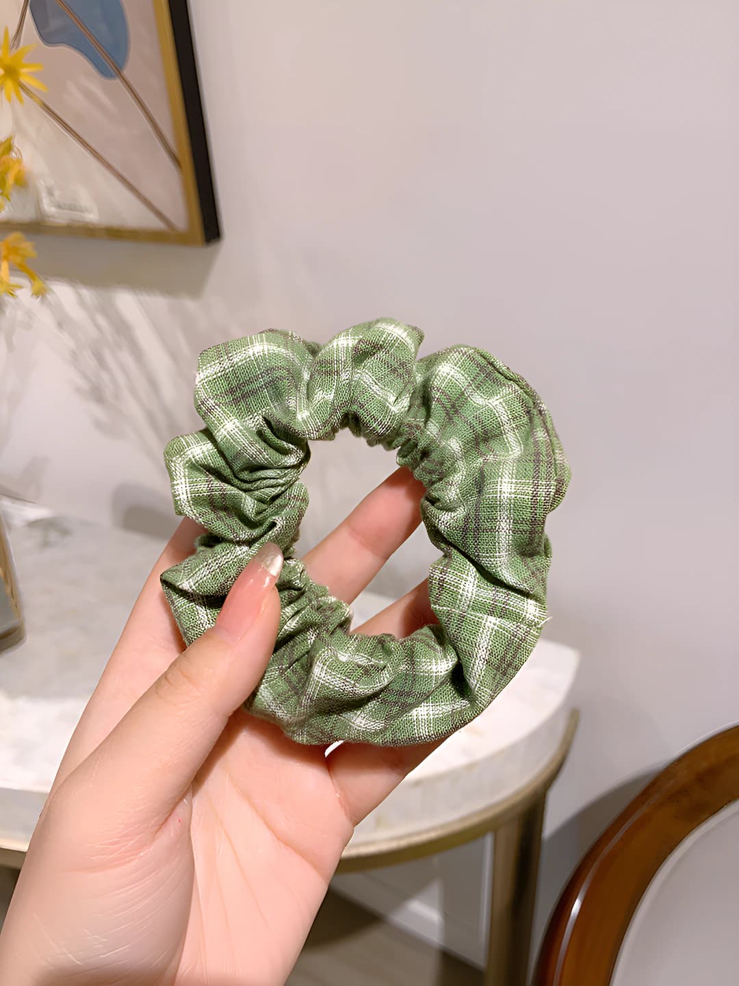 Green plaid